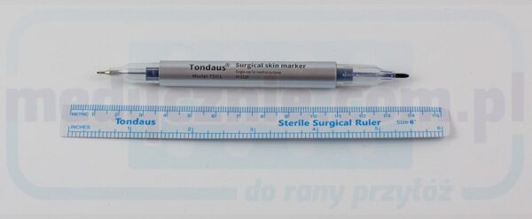 Marker chirurgiczny do skóry dwustronny 1szt