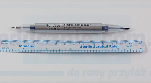 Marker chirurgiczny do skóry dwustronny 1szt