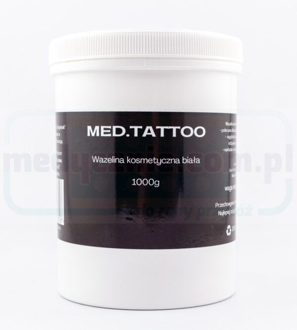 MED.TATTOO WHILE TATTOOING - wazelina biała 1000g