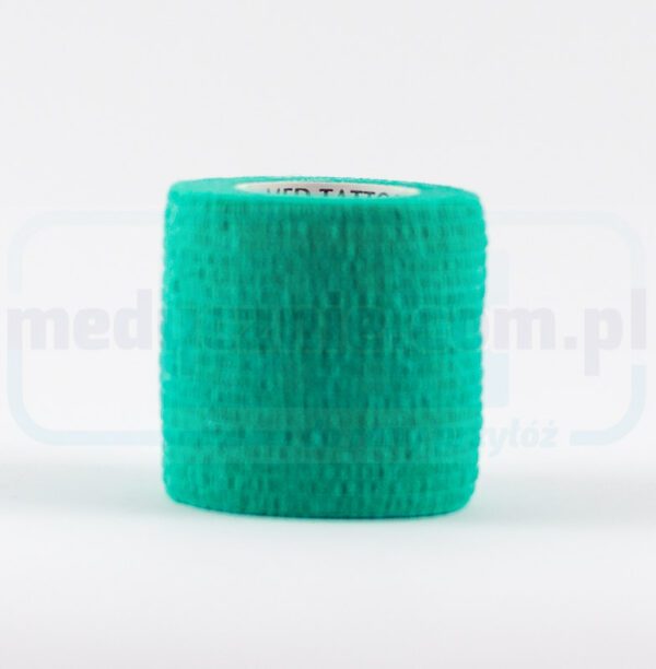 Zelfklevende band 5cm*4.5m 1pc groen elastiek, zelfklevend