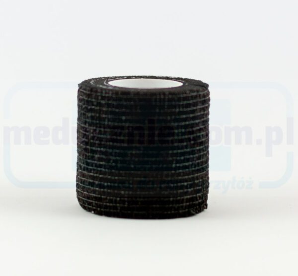 Zelfklevende band 5cm*4.5m 1pc zwart elastiek, zelfklevend
