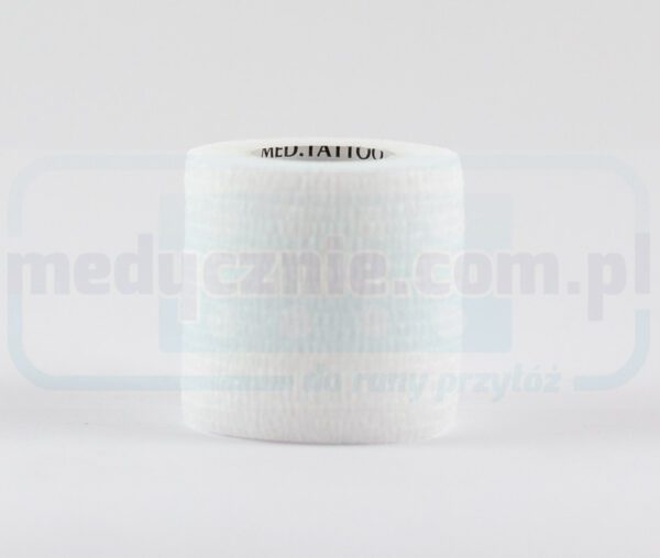 Zelfklevende band 5cm*4.5m 1pc wit elastisch, zelfklevend