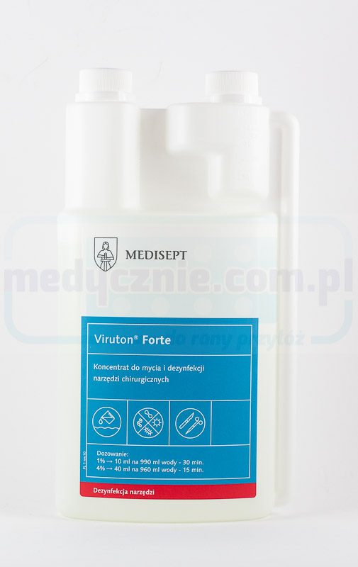 Viruton Forte 1L Concentraat voor het reinigen en desinfecteren van chirurgische instrumenten