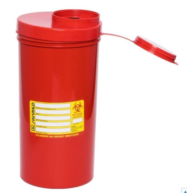 Conteneur à déchets médicaux 3.5L rond 1pc