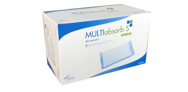 MULTIabsorb S 10cm x 20cm 1 unid. Compressa de alta absorção; celulose não tecida, estéril